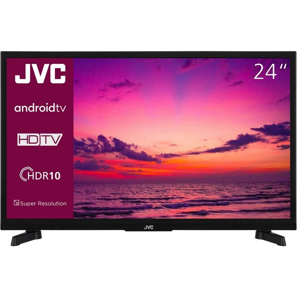 JVC LT-24VAH3455 LCD-LED Fernseher (60 cm/24 Zoll, HD-ready, Android TV, Android Smart TV, HDR, Triple-Tuner, Bluetooth)