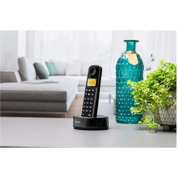 Philips Philips D165B Telefon Schnurlos – Festnetztelefon Schnurlos DECT-Telefon