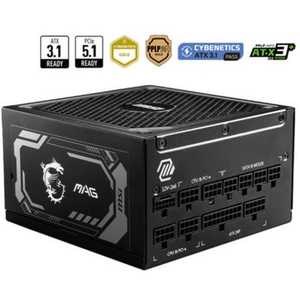 MSI MAG A1000GL PCIE5 Netzteil