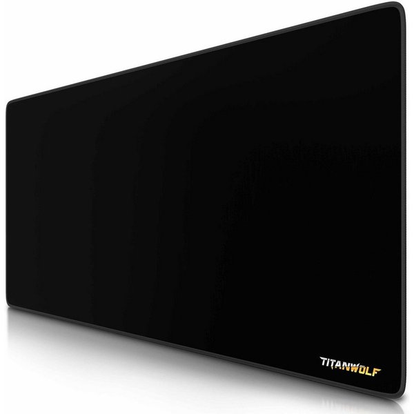 Titanwolf Gaming Mauspad XXL Speed Mousepad 900 x 400 x 3 mm, große Tischunterlage (1-St), rutschfest, abwaschbar, Geschwindigkeit & Präzision, Alpha Wrist