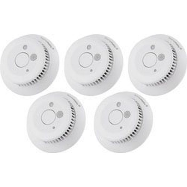 Homematic IP Funk-Rauchwarnmelder mit Q-Label 5er Set Rauchmelder