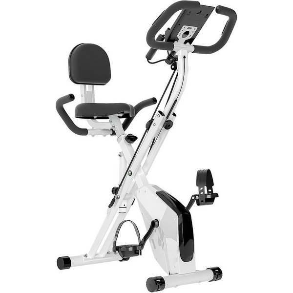 Hamlody Heimtrainer Fahrrad Klappbar, Indoor Bike mit LCD-Display Magnetwiderstand (LCD-Monitor und Ganzkorpertraining, Fahrrad klappbar fur Zuhause, bis 150 kg