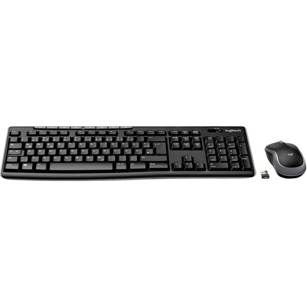 Logitech Logitech MK270 Wireless Combo Funk Tastatur, Maus-Set Deutsch, QWERTZ Tastatur- und Maus-Set