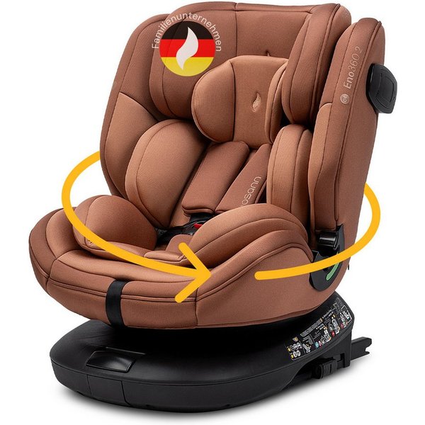 Osann Autokindersitz Eno360 2, Reboarder 360 Grad drehbar, Kindersitz ab 1 Jahr mit Isofix, ab: Geburt, bis: 12 Jahre, ab: 40 cm, bis: 150 cm, erleichtertes Ans