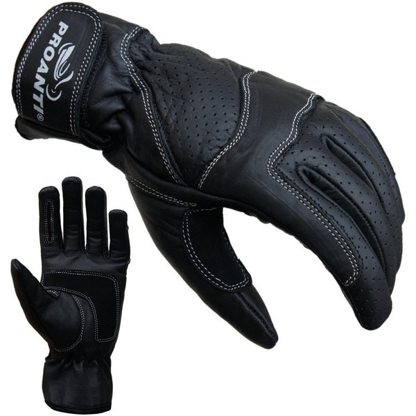 PROANTI Motorradhandschuhe PROANTI Damen Motorradhandschuhe Damen Leder Motorrad Handschuhe