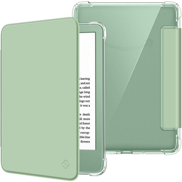 Fintie E-Reader-Hülle für 6" Kindle (11. Generation)–2024/2022, Clear Weich TPU Schutzhülle, mit Auto Sleep/Wake für 6 Zoll Kindle Basic 2024