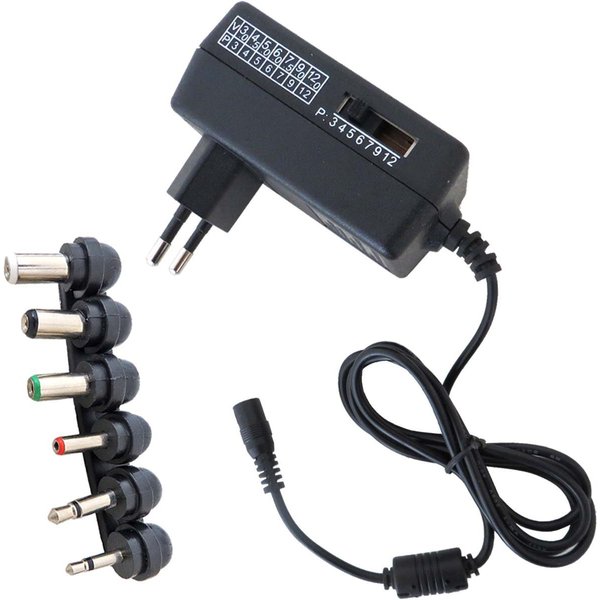 keepdrum keepdrum MPS01 Universal Netzteil 3V-12V Ladegerät Strom-Adapter Universal-Netzteil (Universal Netzteil 3V-12V)