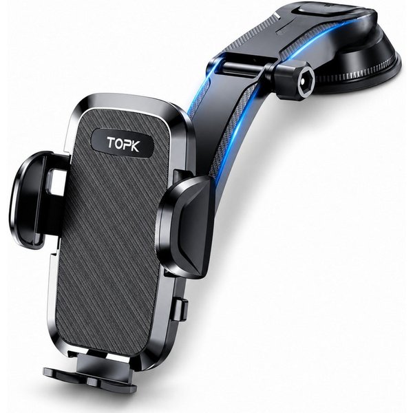 StellarLuma Handy-Halterung Handyhalterung Auto Telefonhalterung Smartphone Halter 360° drehbar, (bis 6,9 Zoll, 360° drehbare und einhändig bedienbare Halterung