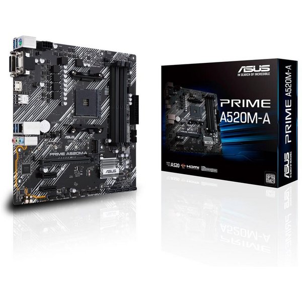 Asus PRIME A520M-A II CSM Mainboard, mATX AM4 M.2 USB 3.2 CSM
