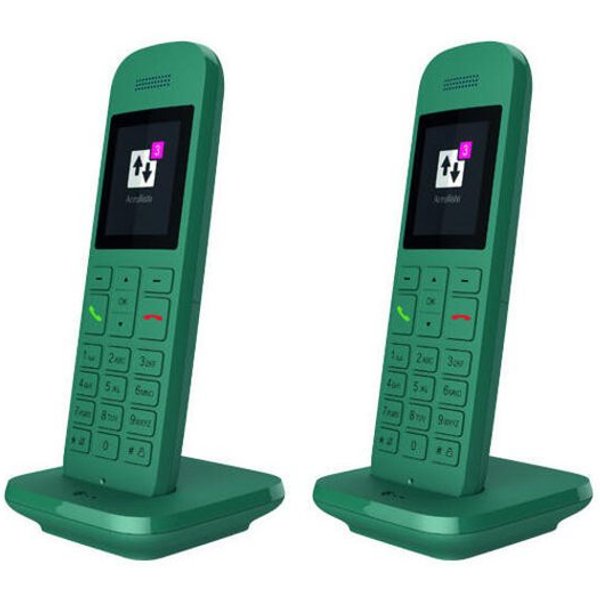 Telekom Telekom Speedphone 12 Duo petrol Schnurloses DECT-Telefon