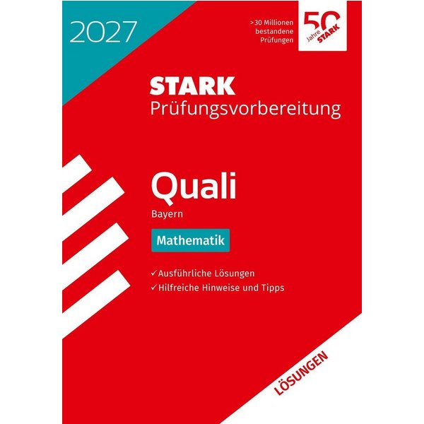 STARK Lösungen zu Mathematik 9. Klasse - Quali Mittelschule 2027 Bayer / diverse