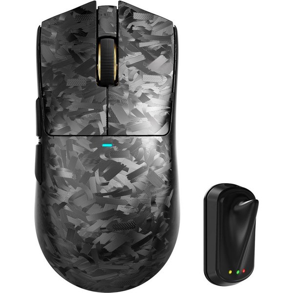 ATTACK SHARK X11 Ultra 8Khz Kabellose Gaming-Maus, Carbonfaser-Verbundgehäuse Gaming-Maus (Bluetooth, 2.4Ghz, kabelgebunden, PAW3950MAX,42000 DPI,leicht,8k,2.00