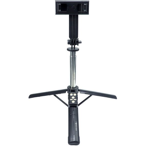 Forever Selfie-Stick SST-100, 100 cm ausziehbar, 360° drehbar, Stativ und Bluetooth-Fernauslöser
