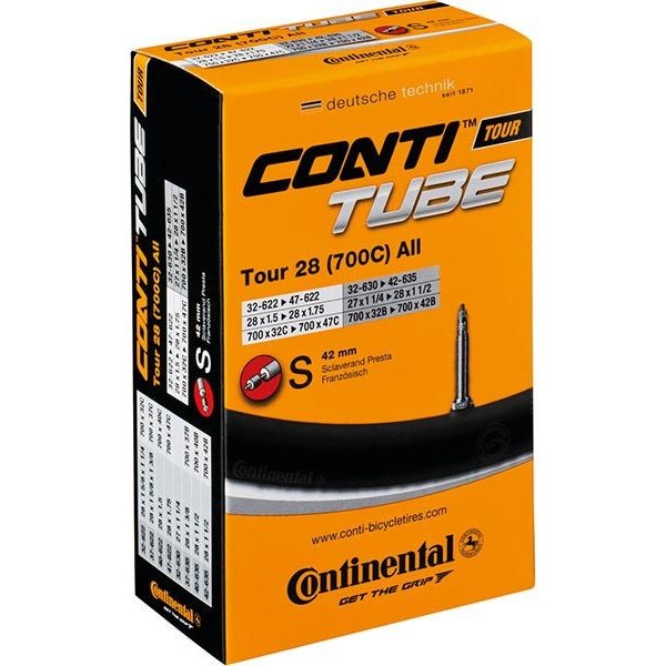 CONTINENTAL Fahrradschlauch Continental Fahrradschlauch Tour 28 (700C) 28 Zoll