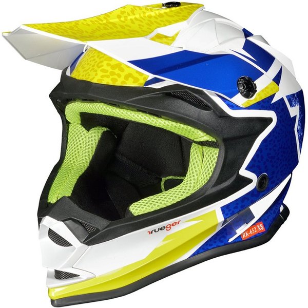 rueger-helmets Motorradhelm rueger RK-652 Kinder Crosshelm, kleine Schale 1290 Gramm schwer XXS-S