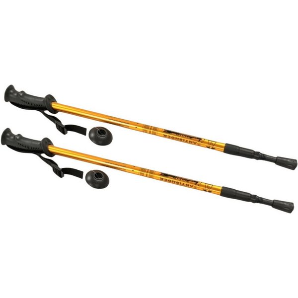 EUROBATT Sp. z o.o. Nordic-Walking-Stöcke 65–135 cm, teleskopisch (1 St), ANTI SHOCK-System - Dreiteilige Konstruktion