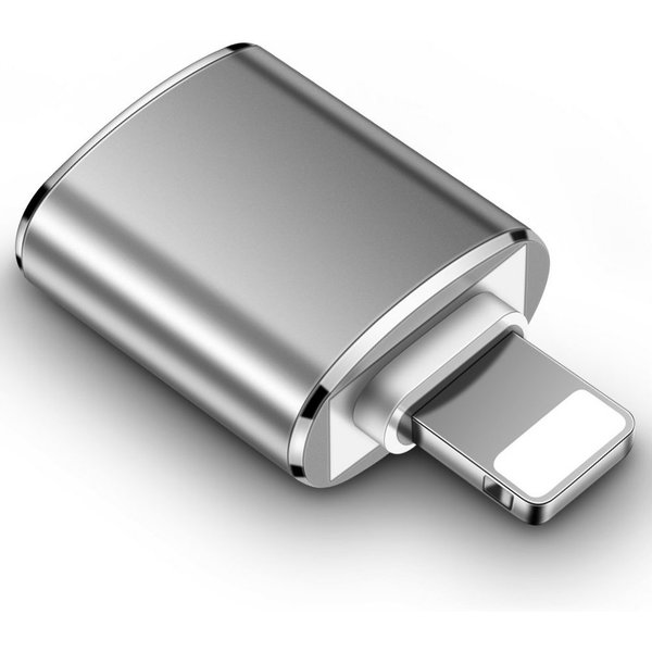 TradeNation USB A 3.0 auf Lightning Adapter OTG iPhone iPad USB-Stick Daten Laden Smartphone-Adapter Lightning zu USB 3.0 Typ A, Schnelles Laden, Plug & Play, U