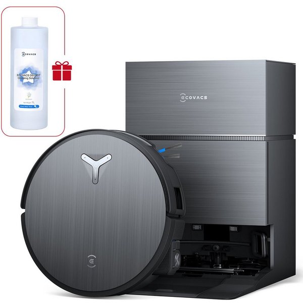 ECOVACS Saugroboter X11 Pro Omni, 19500 Pa, 75°C-Heißwasser-Wäsche mit Einweichfunktion, 110 W, OZMO Roller 2.0, ZeroTange 3.0, TruEdge 3.0, Heißlufttrocknung b