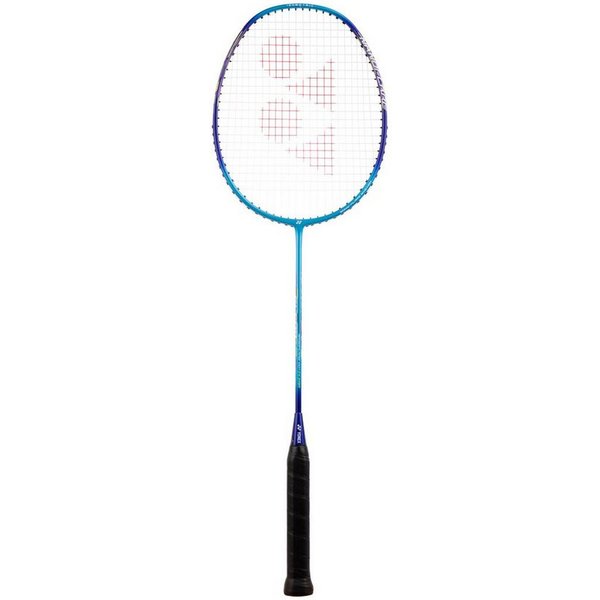 Yonex Badmintonschläger Nanoflare 001 Clear (grifflastig, flexibel) cyanblau - besaitet, Gewichtsklasse: 5U/G4