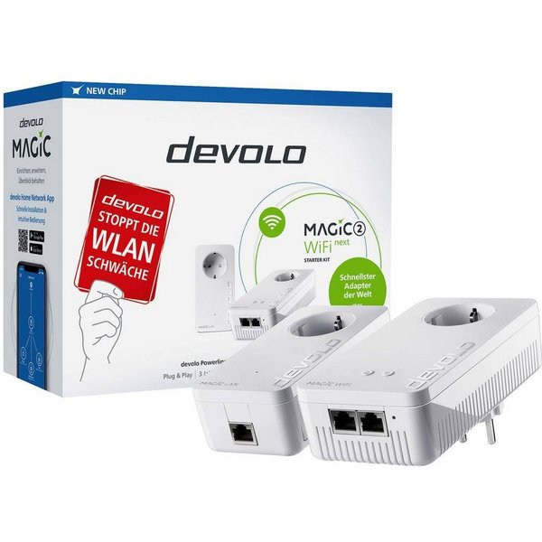 DEVOLO Magic 2 Wifi next Starter Kit DE,AT 8614 Reichweitenverstärker