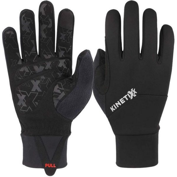 Kinetixx Fahrradhandschuhe Winter-Fahrradhandschuhe Logan, KinetiXx (in schwarz oder gelb) Anatomische Passform, Grip, Atmungsaktiv, Kälteschutz, Winddicht