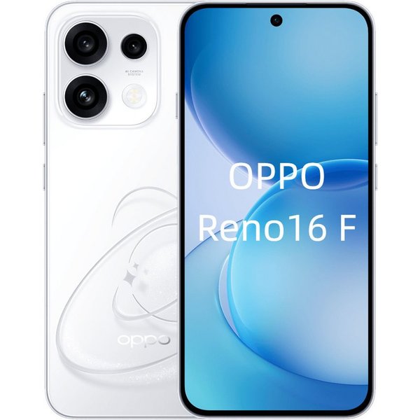 Oppo OPPO Reno16 F/FS 5G 8GB RAM 256GB/512GB Smartphone (6.57 Zoll, 256 GB Speicherplatz, 50 MP Kamera)