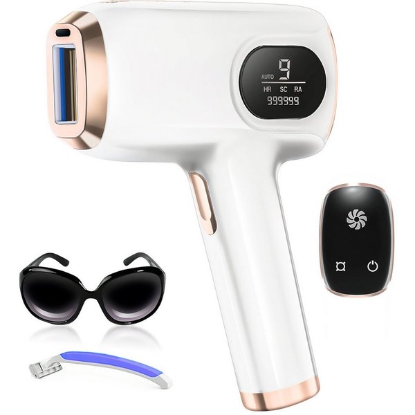 Vornix IPL-Haarentferner IPL Geräte Haarentfernung Laser haarentfernung Haarentfernungsgerät, 999,999 Lichtimpulse, Laser Haarentfernung Zuhause Dauerhafte Schm