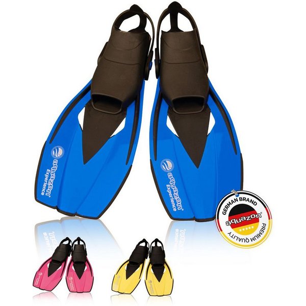AQUAZON Flosse EXPERIENCE verstellbare Familien Taucherflossen, Schwimmflossen