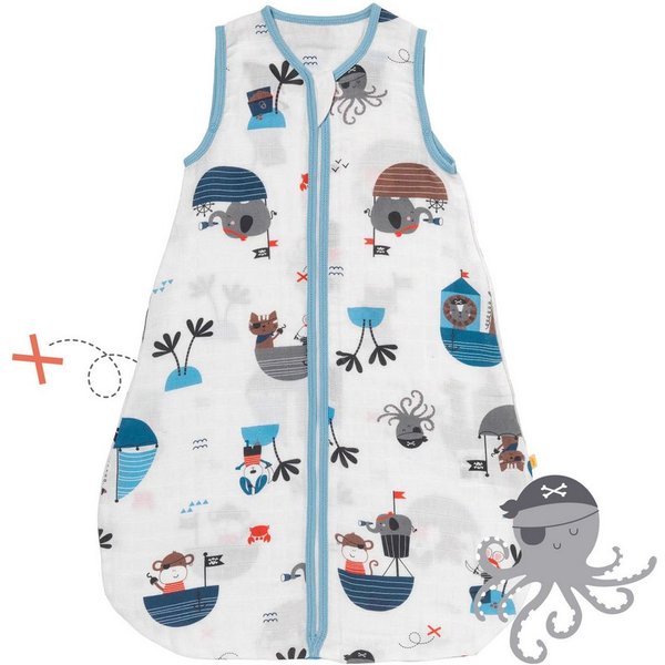 Schlummersack Kinderschlafsack Musselin Babyschlafsack, 0.5 Tog