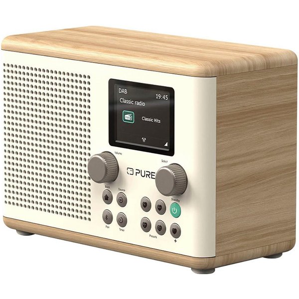 Pure Classic H4 Digitalradio (DAB) (Digitalradio (DAB), FM-Tuner, UKW mit RDS, 10 W)