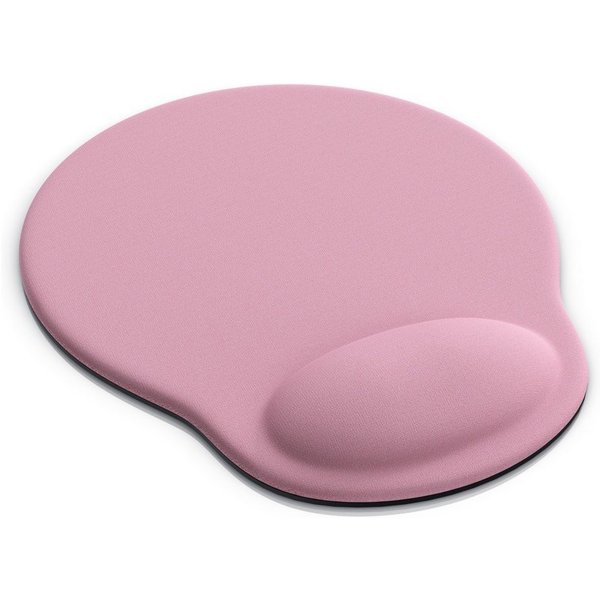 CSL Mauspad Office Gel Mousepad mit ergonomischer Handgelenkauflage (1-St), Office Gel Mousepad mit ergonomischer Handgelenkauflage,rosa
