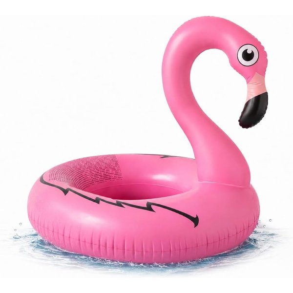 TK Gruppe Schwimmring Aufblasbarer Schwimmring aus PVC, Donut- und Flamingo-Varianten (Schwimmring), 120 cm