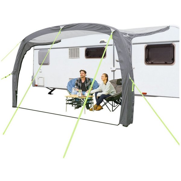 Skandika Vorzelt Vika Air Caravan 400, aufblasbares Vordach ohne Seitenwand, (für Wohnmobil, Wohnwagen mit 235 bis 250 cm Anbauhöhe), UV 50+, 3000 mm Wassersäul
