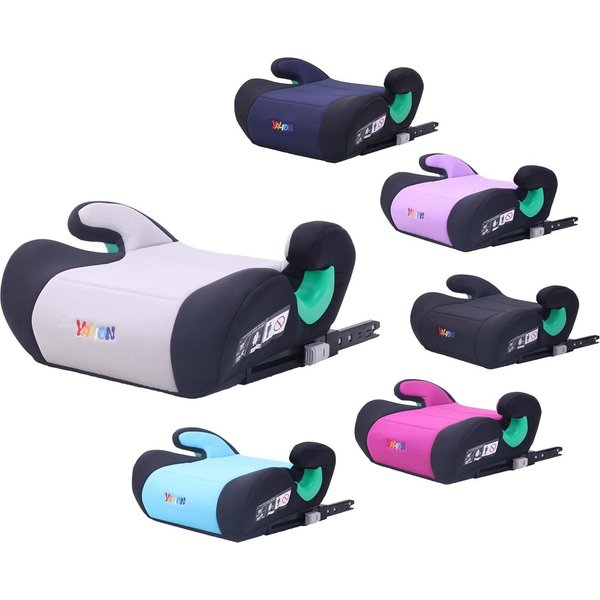 Yalion Kindersitzerhöhung YALION Kindersitzerhöhung mit ISOFIX ECE R129 (i-Size) für Kinder, ab: ca.6Jahren, bis: 10Jahren, (3-Punkt-Gurt), i-Size Sitzerhöhunge