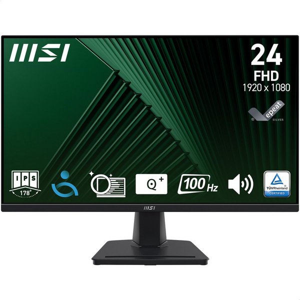 MSI PRO MP245G LED-Monitor (60,5 cm/24 ", 1920 x 1080 px, Full HD, 1 ms Reaktionszeit, 100 Hz, IPS-LED, neigbar)