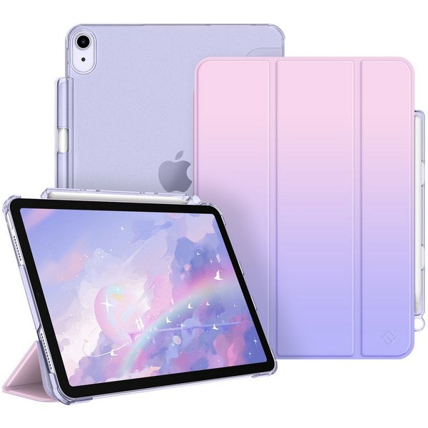Fintie Tablet-Hülle für iPad Air 11'' M4/M3/M2(2026/2025/2024), iPad Air 5/4 Gen 2022/2020 10.9 Zoll, mit Stifthalter, ultradünne leichte Hülle mit transparente