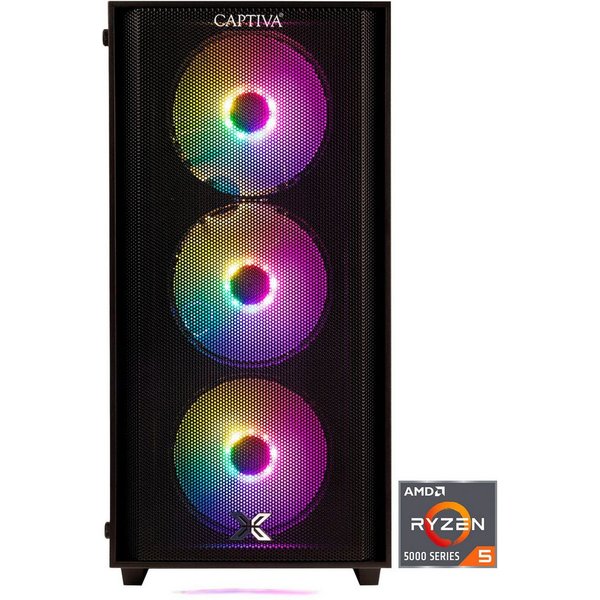CAPTIVA Entry Gaming R10-4007 Gaming-PC (AMD Ryzen 5 5500, GeForce® RTX™ 5060, 16 GB RAM, 500 GB SSD)