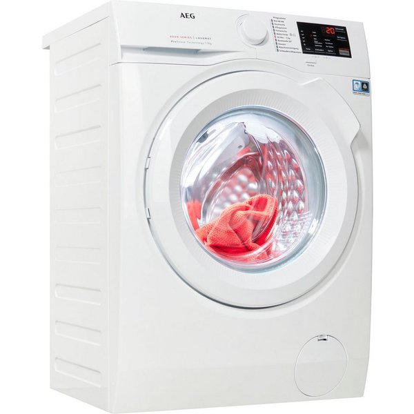 AEG Waschmaschine 6000 ProSense® L6FBG51470, 7 kg, 1400 U/min, ProSense® - Passt die Waschdauer automatisch an jede Wäschemenge an