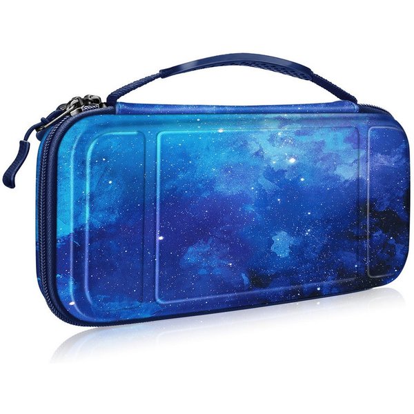 Fintie Nintendo-Schutzhülle Tragetasche Kompatibel mit Nintendo Switch/Switch OLED Modell, mit 10 Spielkartenhaltern, Stoßfeste Reisetasche für Konsole & Zubehö