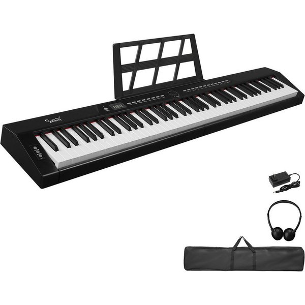 LALAHO Digitalpiano E Piano 88 Tasten, Keyboard für Kinder und Erwachsene, Dual-Bluetooth, mit/ohne Ständer, für Kinder und Erwachsene