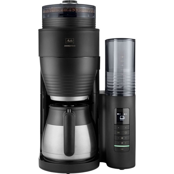 Melitta Kaffeemaschine mit Mahlwerk 1030-12, 1l Kaffeekanne, Papierfilter 1x4