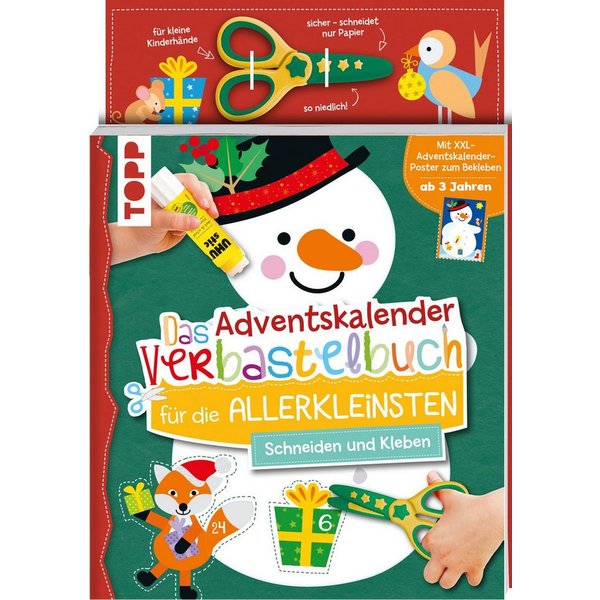 Das Adventskalender-Verbastelbuch für die Allerkleinsten. Schneiden un / Ursula Schwab