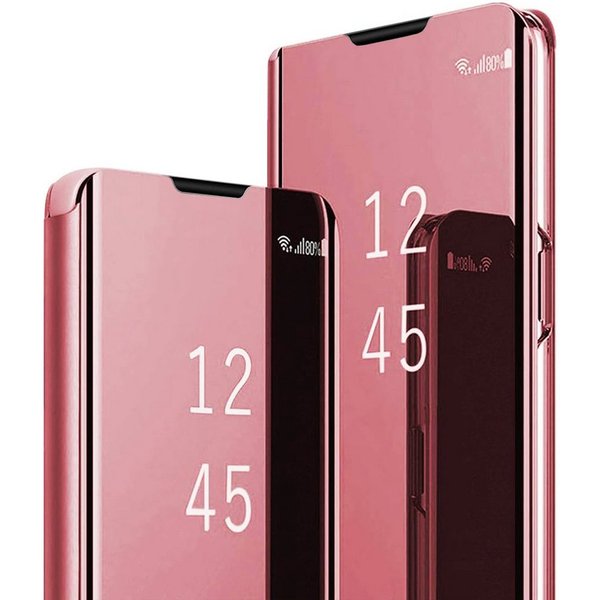 FITSU Handyhülle Spiegelhülle für Samsung Galaxy S26 Handytasche Flipcase 6,3 Zoll, Schlanke Klapphülle, elegantes Flipcase, Handyhülle mit Standfunktion