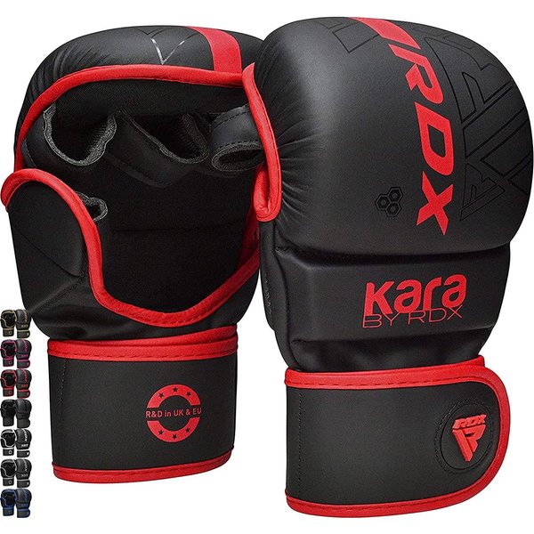 RDX Sports MMA-Handschuhe RDX MMA Handschuhe, MMA Gloves für Kampfsport Grappling Training