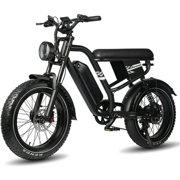 Vankel E-Bike Cityrad MX10 E-Fahrrad Damen u. Herren 648WH Pedelec, 48V 100 km Reichweite, Heckmotor, 648 Wh
