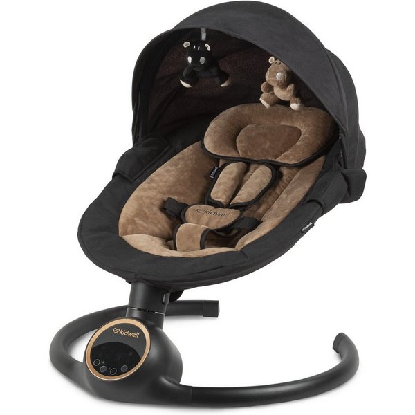 COIL Babywippe Elektrisch Babyschaukel, Multifunktional Babywippe, Schaukel, 5 Schwungstufen, Bluetooth, Musik, 5-Punkt-Gurt, Tuya-Anwendung