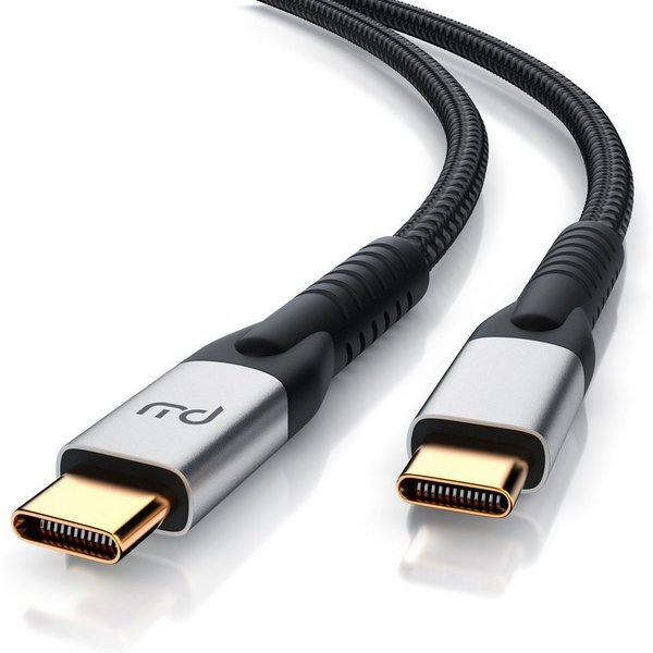 Primewire USB 3.2 Gen2 - Power Delivery 100 W - Datenkabel 10 Gbit/s - 1m USB-Kabel, USB Typ C, USB Typ C Stecker (100 cm), schnelles Laden für Smartphone, Tabl