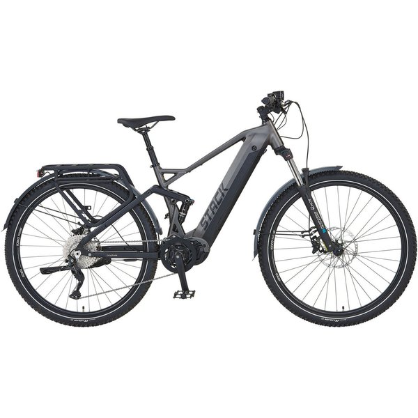 Prophete E-Bike Trekkingrad Stack 5.8, 10 Gang Shimano Deore Schaltwerk, Kettenschaltung, Mittelmotor, 720 Wh, Pedelec, Elektrofahrrad für Herren