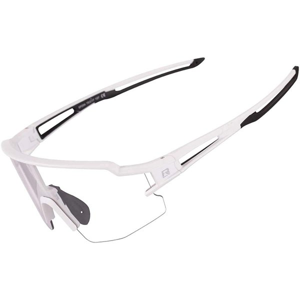 ROCKBROS Fahrradbrille Sport Sonnenbrille für Männer und Frauen, (photochromatisch Sonnenbrille, 1-St., Gummi-Nasenpads), UV Schutz 400