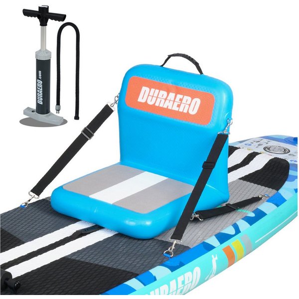 DURAERO SUP-Board DURAERO Aufblasbarer Kajaksitz mit Rückenlehne
